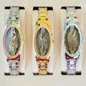 Gold New Mens And Boys Casual Twotone/Gold/silver Watches