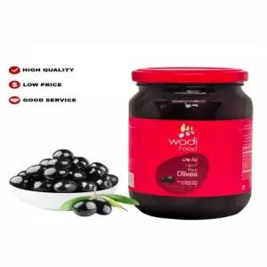 Wadi Food Black Ripe Olives 360g