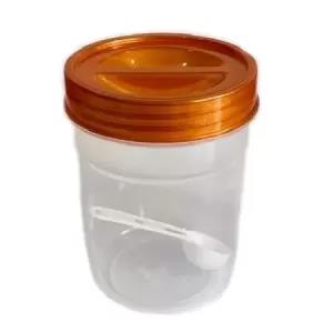 Gold 1 Piece Spicy Container Orange