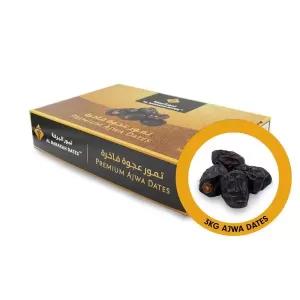 Premium Arabian Ajwa Dates (3KG) - Large (Al Barakah Dates)
