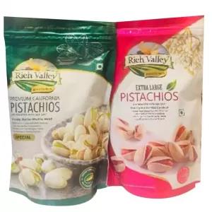Premium California Pistachios Dry Roasted With Sea Salt