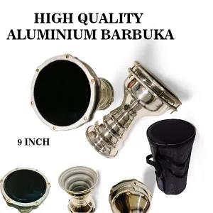Grey Aluminium Darbuka 8 9 Free Bag Tunable & Water Proo
