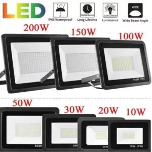 LED Flood Lights Water Proof IP66 Rating 100W White