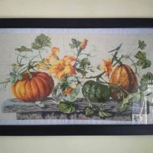 Cross Stitch Wall Hanging Framed Home Decoration