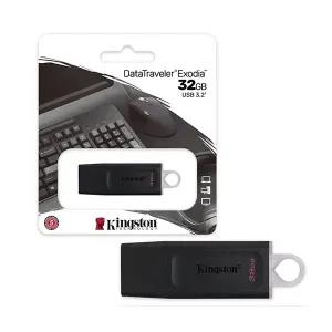 Black Kingston DataTraveler Exodia USB 3.2 Flash Drive Pen D