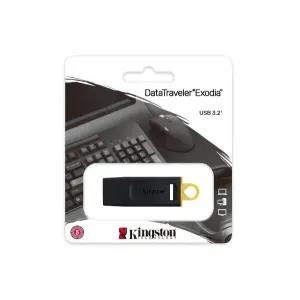 Black Kingston DataTraveler Exodia USB 3.2 Flash Drive Pen Drive (16GB)