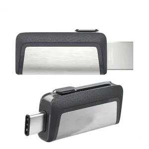 Silver OTG Flash Drive San-Disk Ultra Dual Drive 64GB USB Ty