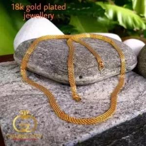 Gold Plated Necklaces 22K Micro Gold plated Chain 18/24 Inch