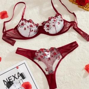 Conjunto de Lingerie Pornostar Transparente