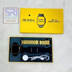 Hk 9 ultra gold edition gold colour smartwatch