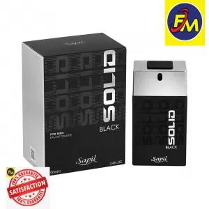 Sapil Solid Black Mens Perfume 100ml