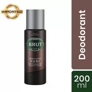 Brut Deodorant Spray Musk Long Lasting For Men 200ml