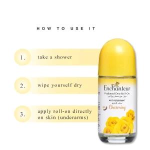 Enchanteur Charming Deodorant Roll-On For Women 50ml