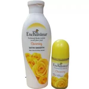 Enchanteur CHARMING Perfume Body Lotion & Roll on Set