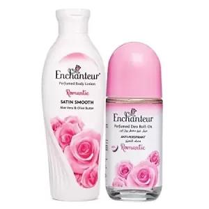 Enchanteur ROMANTIC Perfume Body Lotion 250ml + Roll on 50ml