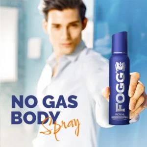 Fogg Royal No Gas Deodorant for Men Body Spray 120ml
