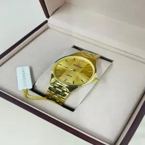 Gold New Mens And Boys Casual Fashion Date Black/Gold/Silve