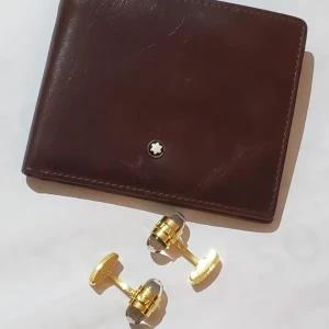 Mont Blanc Wallet and Cufflink