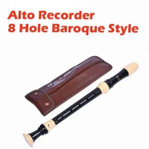 Brown Alto Recorder 8 Hole Baroque Style Alto Recorder QM8A-