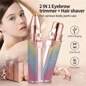 Electric Hair Remover Trimmer Rechargeable 2 in 1