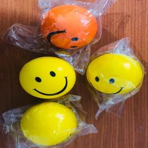 Generic Finger Exercise Balls (Smiley Face Stress Balls) 4pcs pack
