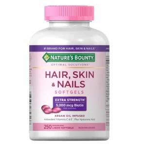 Natures Bounty Hair Skin and Nails Biotin 250 Tablets