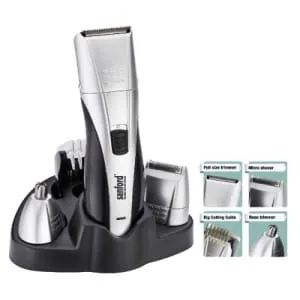 Sanford 4 In 1 Rechargeable Hair Clipper With Nose/Ear