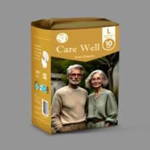 Carewell Adult Diapers Large 10Pcs