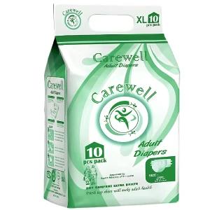 Carewell Adult Diapers XL 10Pcs