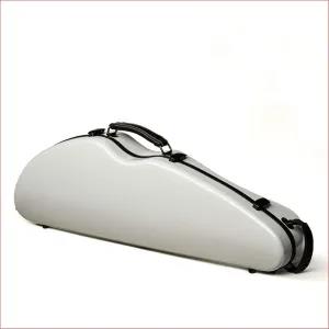 Generic White Half Moon Model Violin Case 4/4 Carbon Fiber