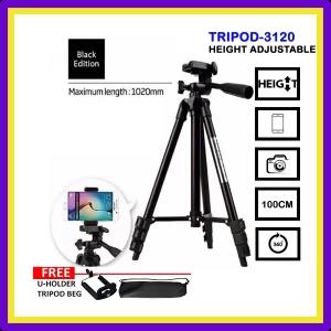 Tripod TF 3120 Camera Stand & Mobile Stand with Holder