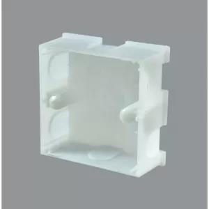 White Color Double Mounting Box Sunk 3Pcs