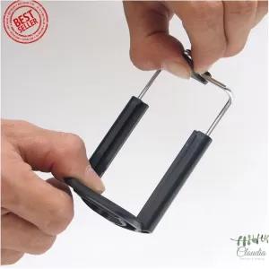 Black Camera Tripod Stand Adapter Moblie Phone Clip Bracket