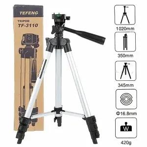 Silver Tripod 3110 Camera Stand and Mobile Stand Fully Flexi