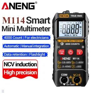 ANENG M114 Mini 600V DC/AC Voltage Multi Multimeter 4000