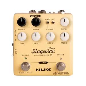 Light Brown NUX NAP-5 Stageman Floor Deluxe Acoustic Preamp
