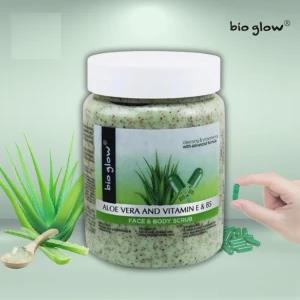 Bio Glow Aloe Vera & Vitamin E Face & Body Scrub 500ml