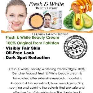 Fresh and white beauty cream