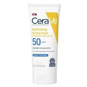 CeraVe Hydrating Mineral SPF 50 Face Lotion - 75 ml