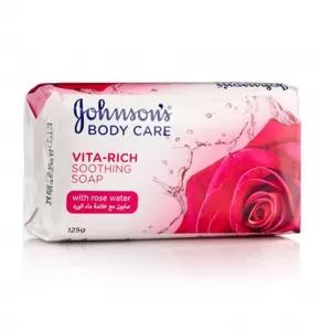 Johnson's Body Care - Vita-Rich Soothing Soap With Rose Water - 125g