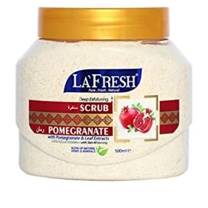 La Fresh Pomegranate 2 in 1 Face & body Scrub, 500 ml