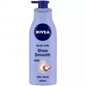 NIVEA Body Lotion for Dry Skin, Shea Smooth, with Shea Butte