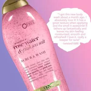 OGX Pink Sea Salt & Rosewater Scrub & Wash 577ml
