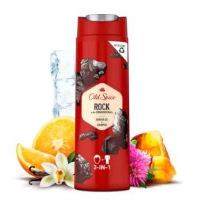 OLD SPICE Rock with Charcoal Shower Gel & Shampoo 400ml