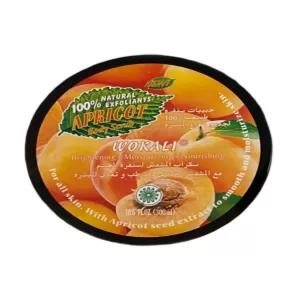 Wokali Apricot Body Scrub 300ml Softening Moisturizing