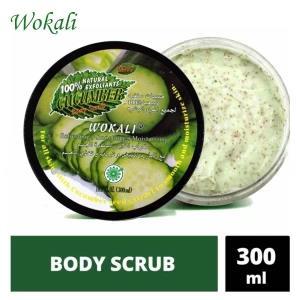 Wokali Cucumber Body Scrub 300ml Softening Moisturising