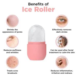 1pcs Ice Face Roller Massager,Ice Cube Roller For Face, Eyes