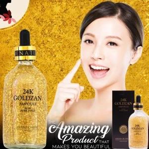 24k GOLDZAN AMPOULE 99.9% Pure Gold Serum Made in Korea