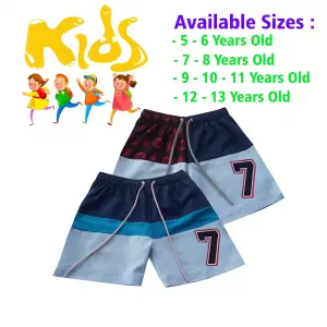 7-8 yrs Unisex Kids Boy & Girl Cotton Short - 2 PACK