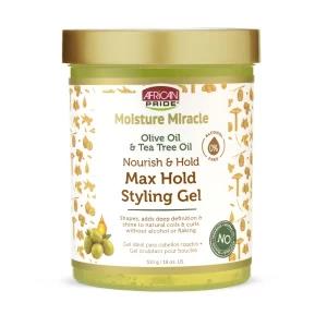 AFRICAN PARADISE OliveOil Tea Tree Oil Max Hold Gel